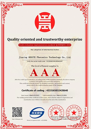 quality oriented and trust worthy enterprise ost photonics