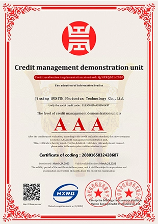 credit management demonstration unit ost photonics