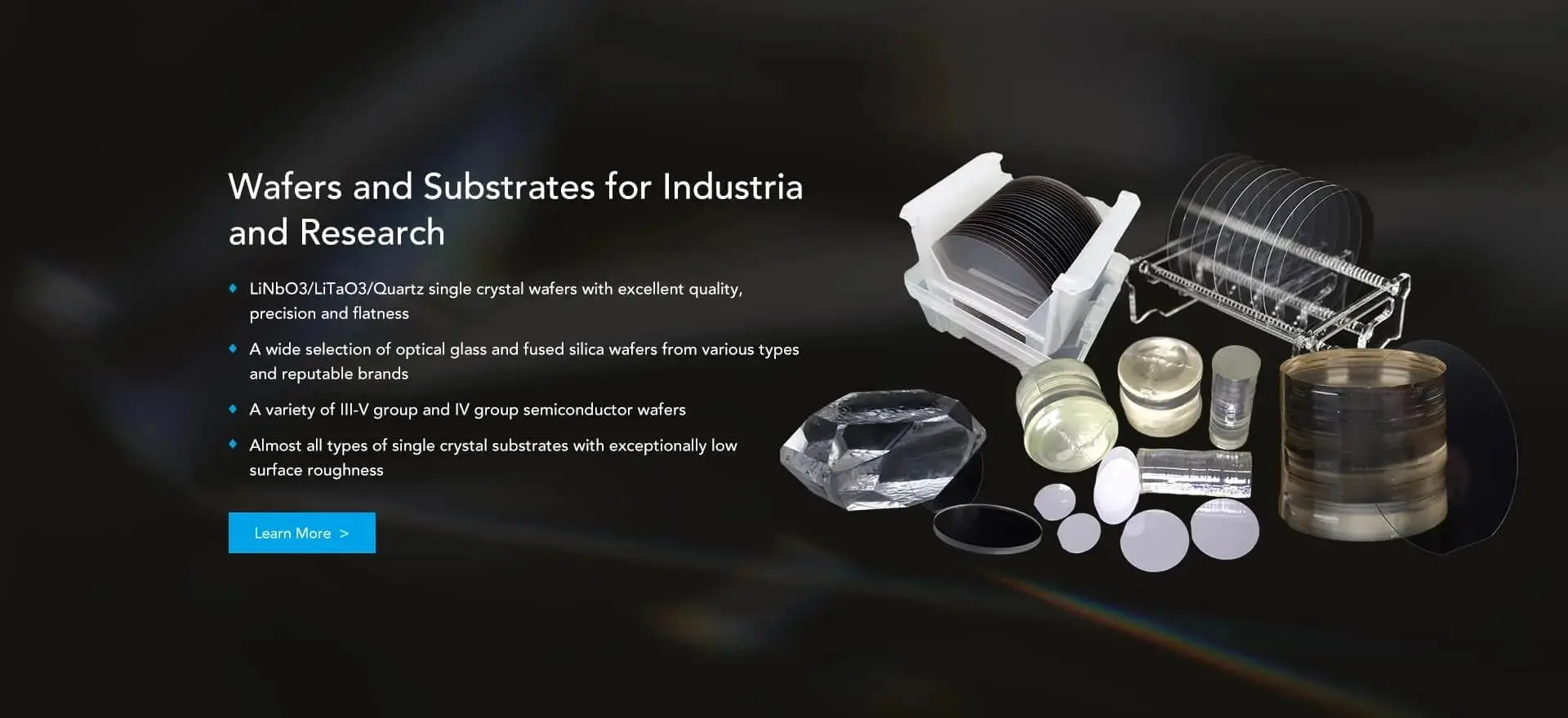 Wafers And Substrates For Industrial And Research